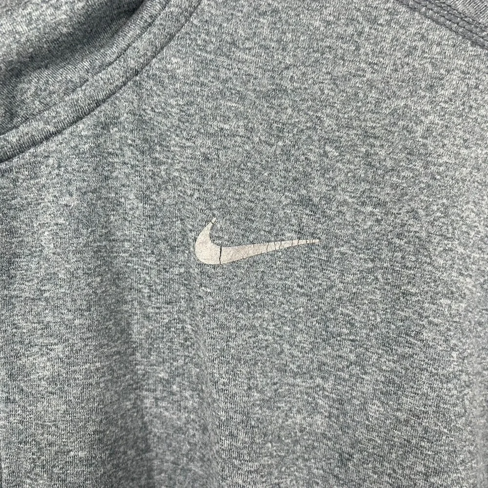 Nike‎ Running Dri-FIT Mens Gray Teal Quarter Zip Pullover Large 504606-480
